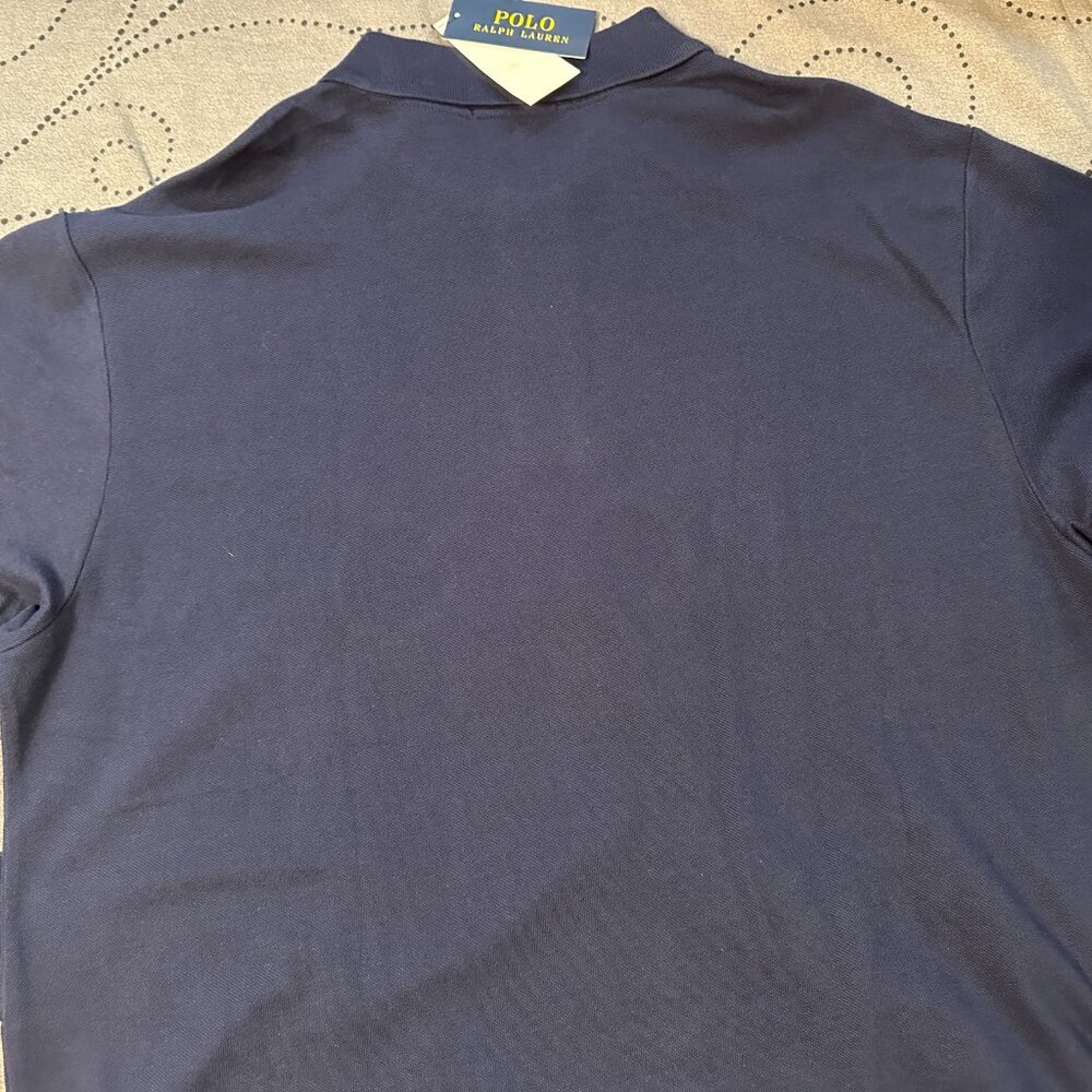 RALPH LAUREN CLASSIC FIT DARK BLUE POLO SHIRT SIZE 2XB 2LT  OR XLT MEN $138.00 - Picture 5 of 5